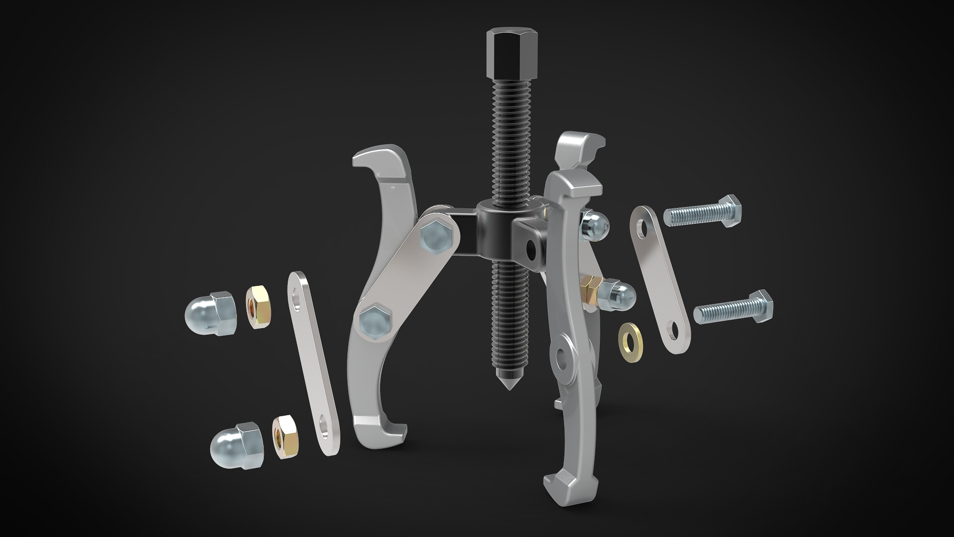 三爪拉马-拔轮器