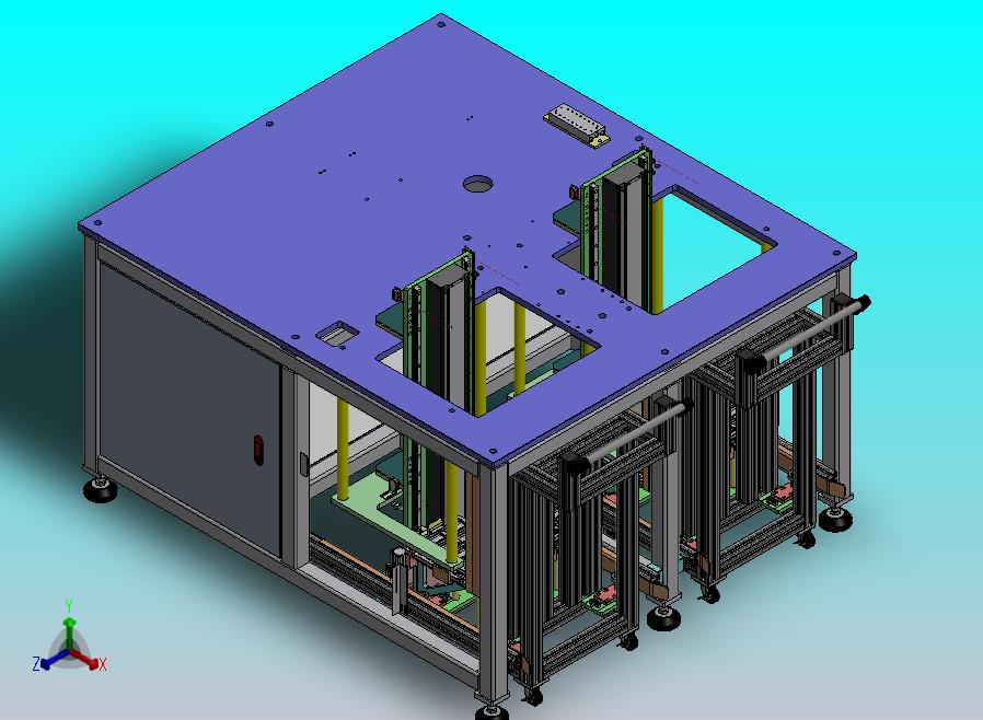 基于换型小车的Tray盘供料机构