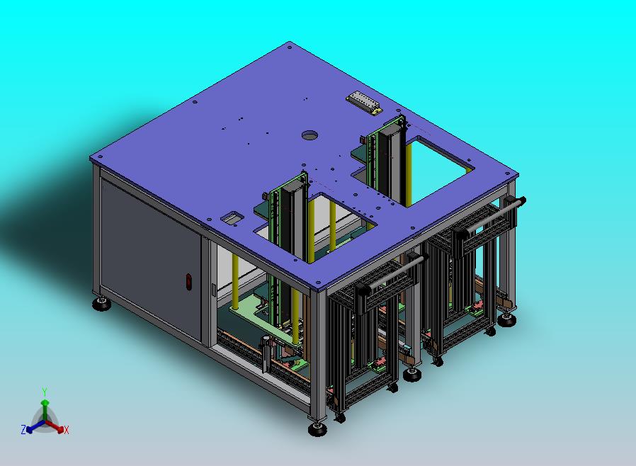 基于换型小车的Tray盘供料机构