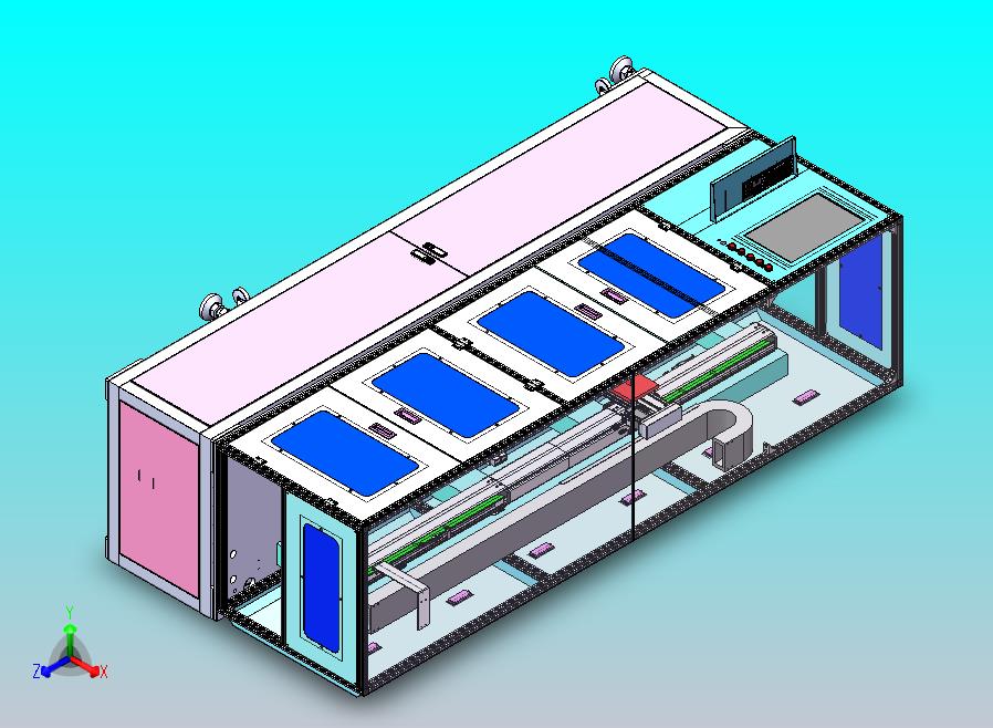超长型材铸造件尺寸检测设备