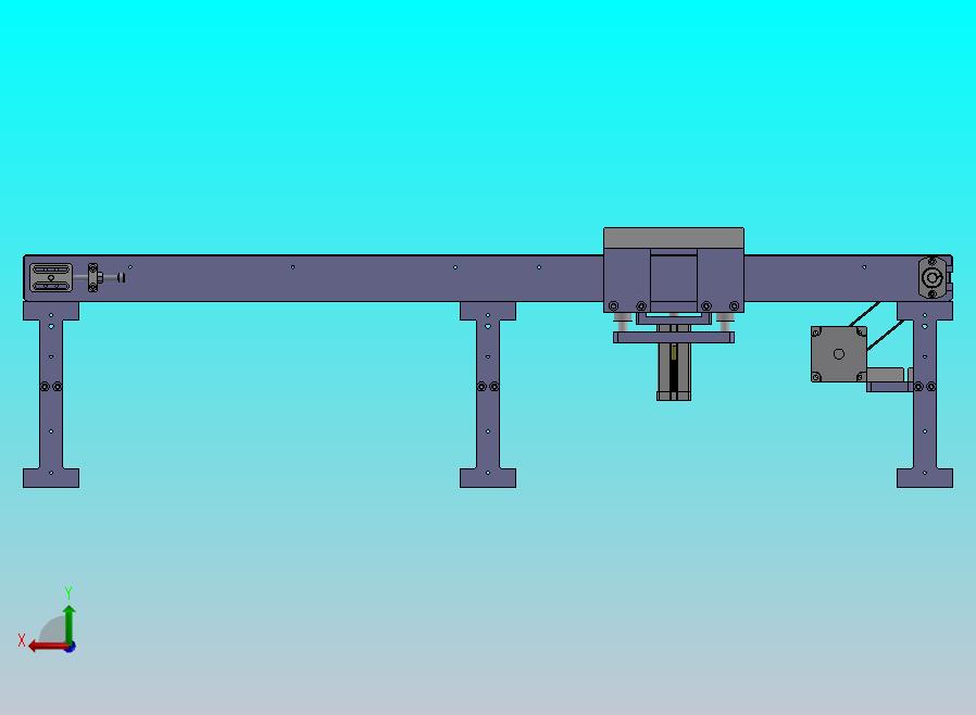 适用双列皮带输送机的顶升定位机构