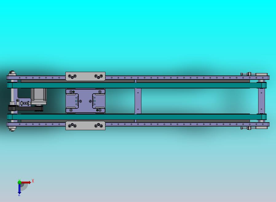 适用双列皮带输送机的顶升定位机构