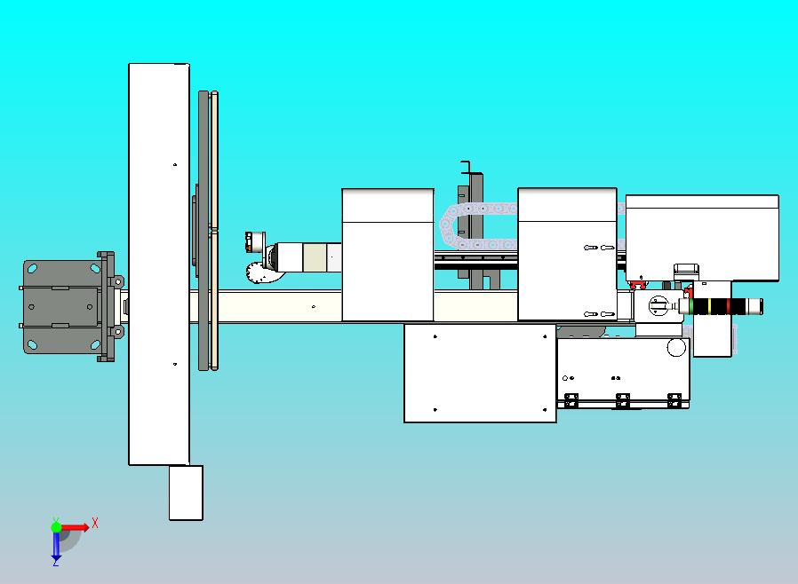 右侧一体式一拖一桁架总装