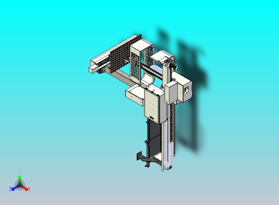 右侧一体式一拖一桁架总装