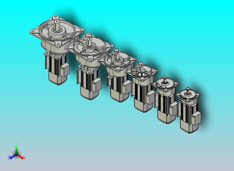 带刹车法兰减速机