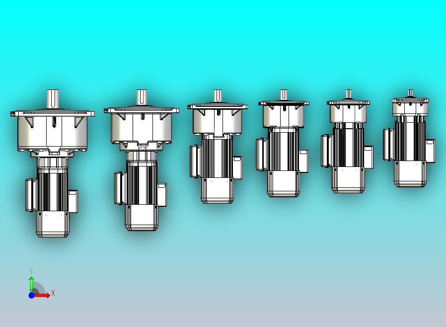 带刹车法兰减速机