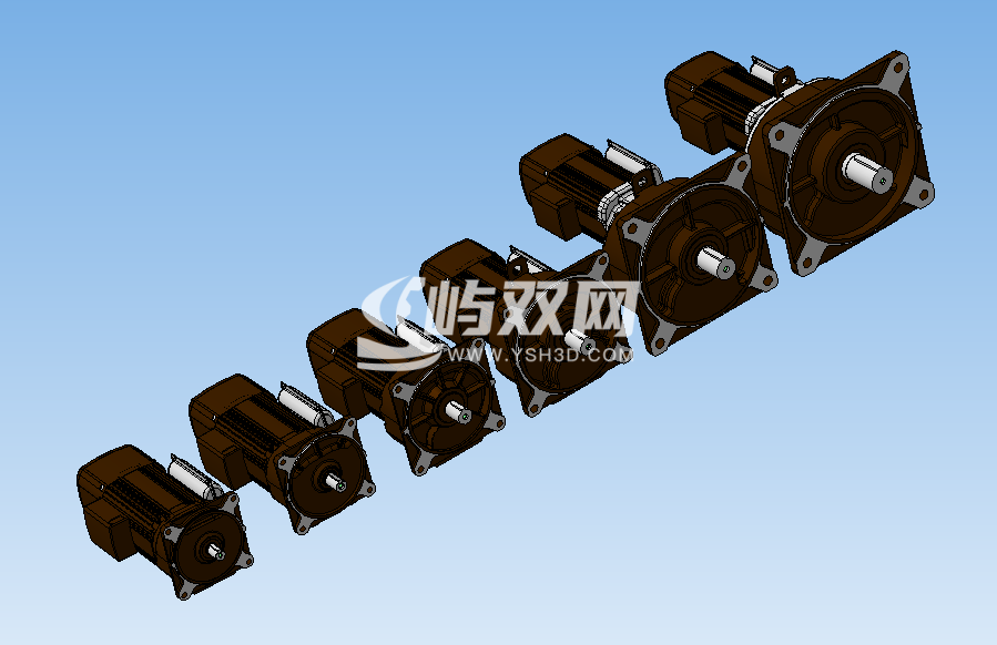 带刹车法兰减速机