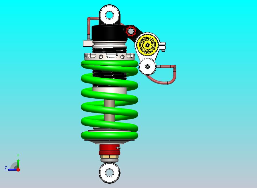 后座防震器(雪地自行车)