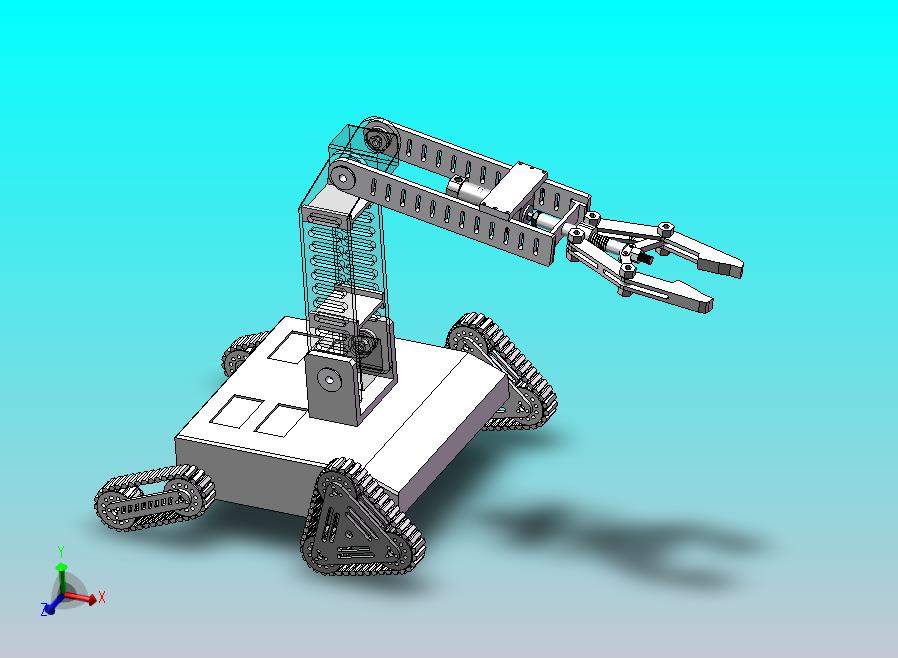 履带式机械臂小车