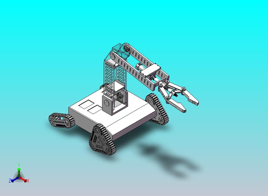 履带式机械臂小车