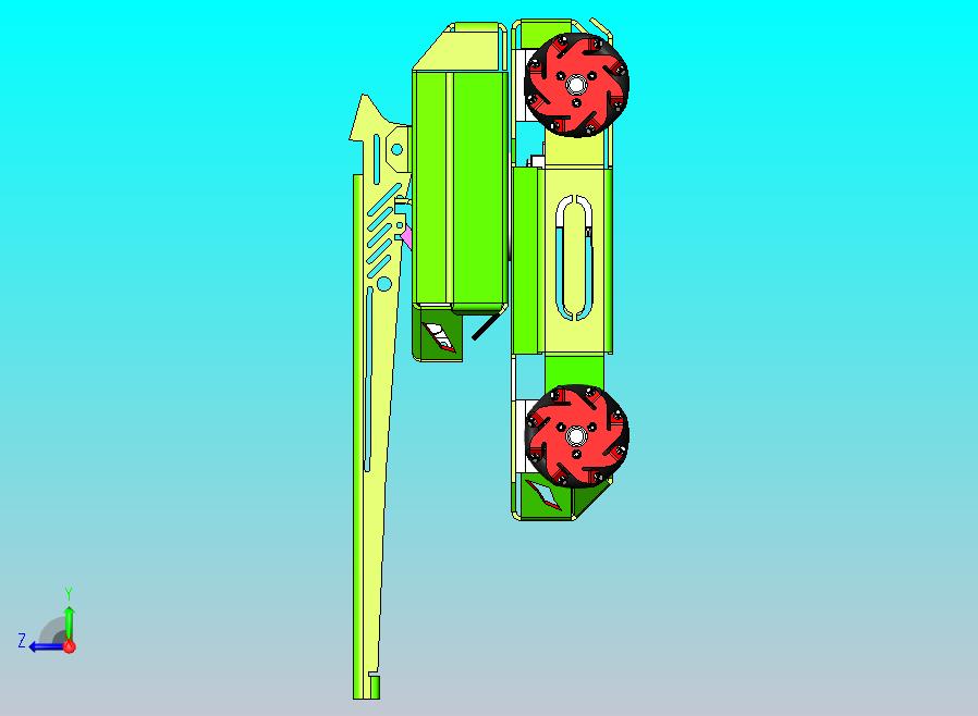 四轮麦克纳姆轮循迹坦克小车