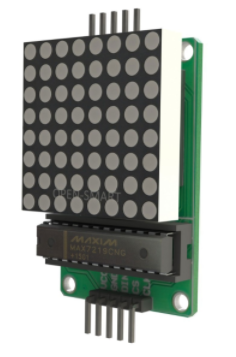 max7219 8x8点阵模块图