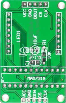 max7219 8x8点阵模块图