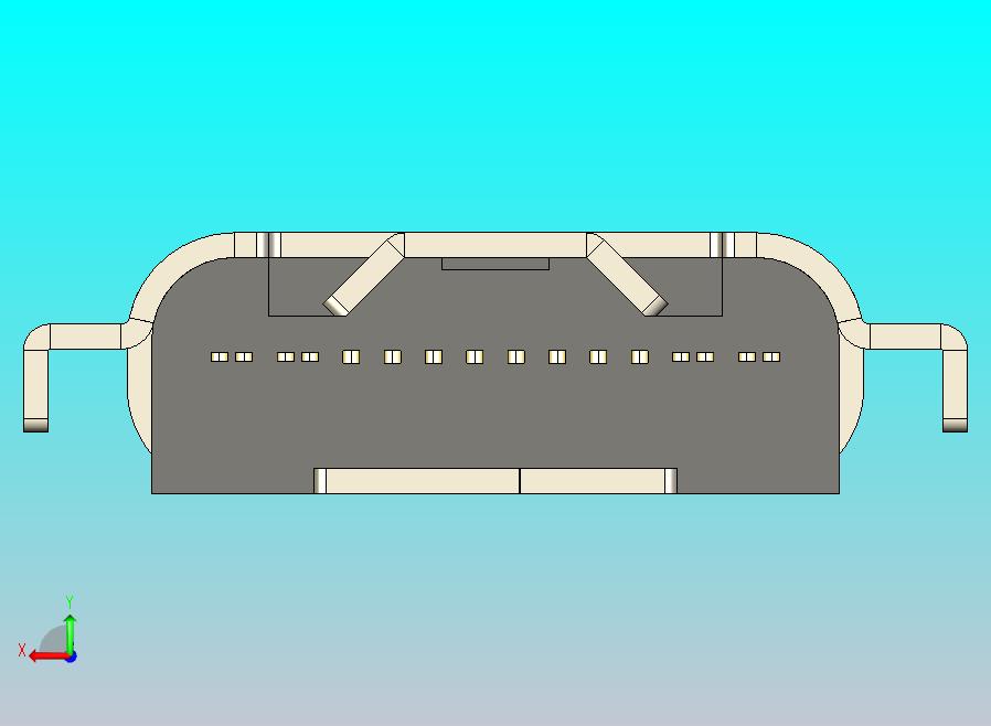 USB C 连接器水平板载 1.6mm