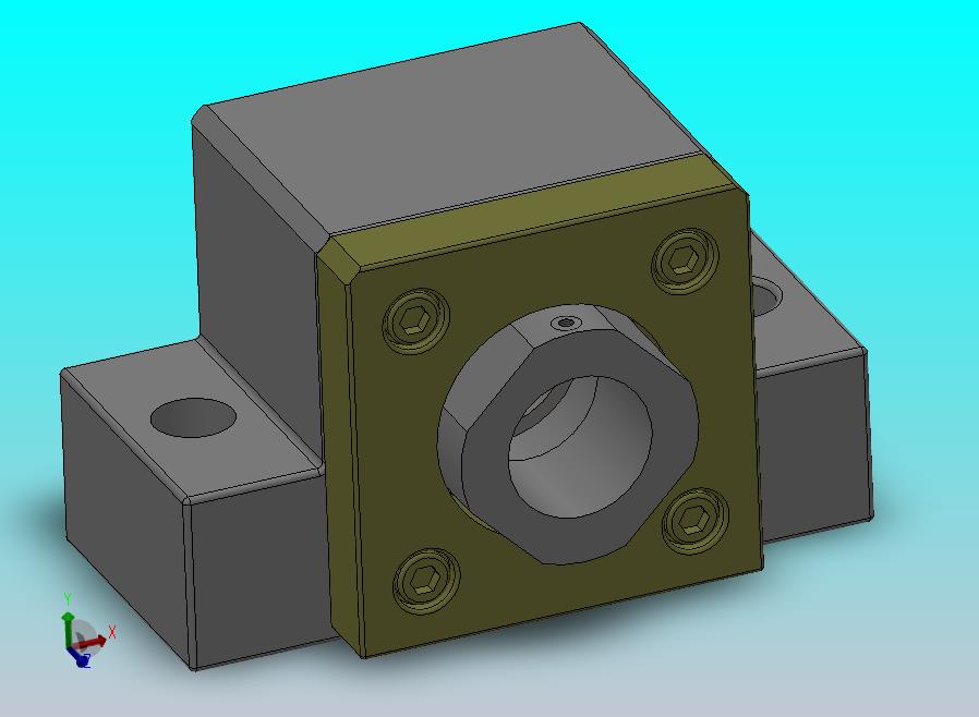 杆轴滑动穿行座