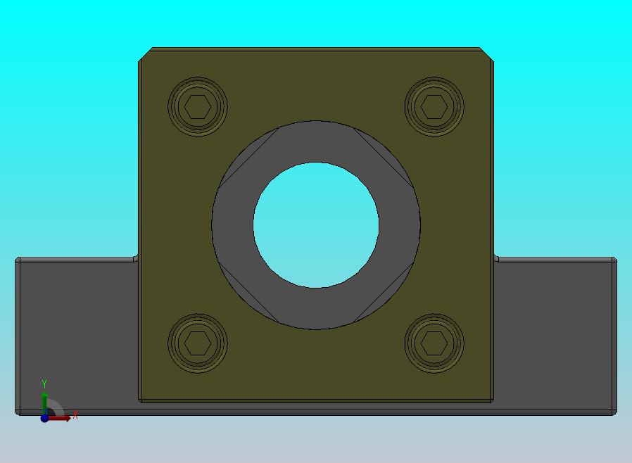 杆轴滑动穿行座