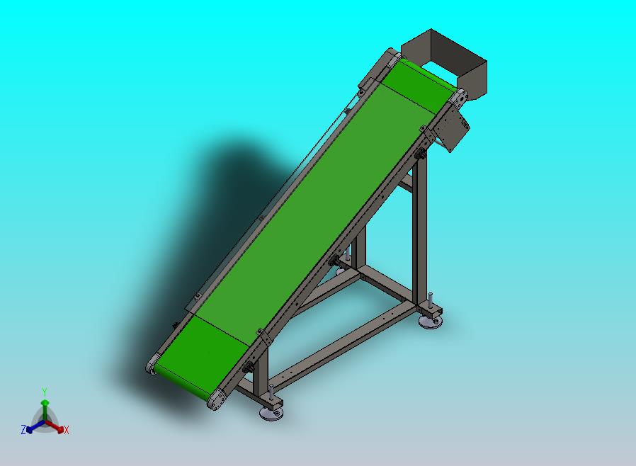 爬坡型皮带输送机