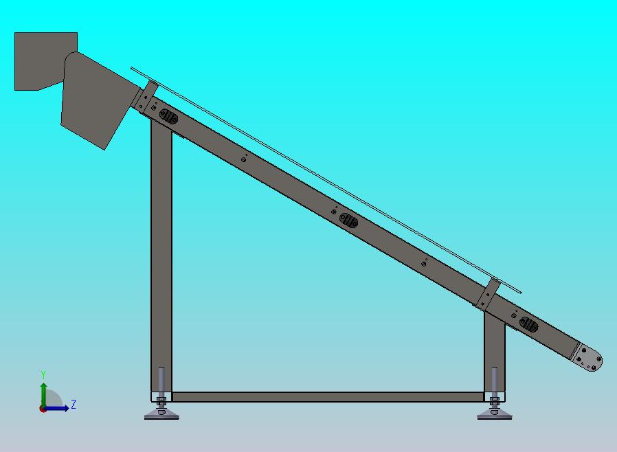 爬坡型皮带输送机