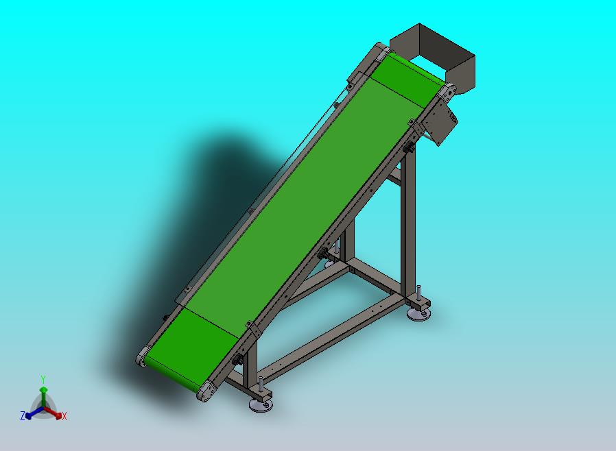 爬坡型皮带输送机