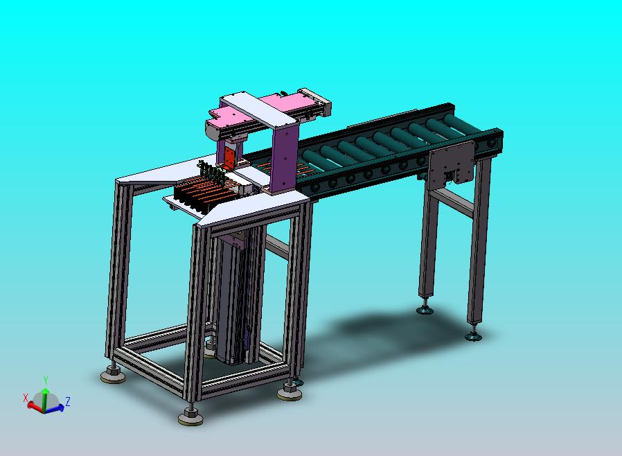 自动升降分料上料输送机
