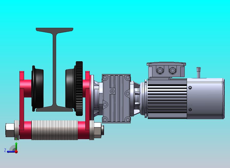 老式跑车三合一电机电动跑车F系列减速机