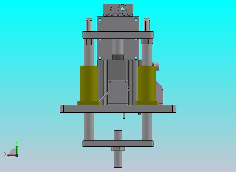 适用双列皮带输送机的顶升定位机构