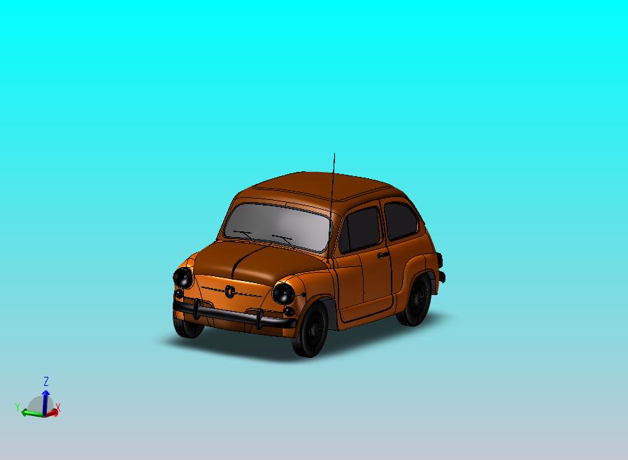 小汽车菲亚特600