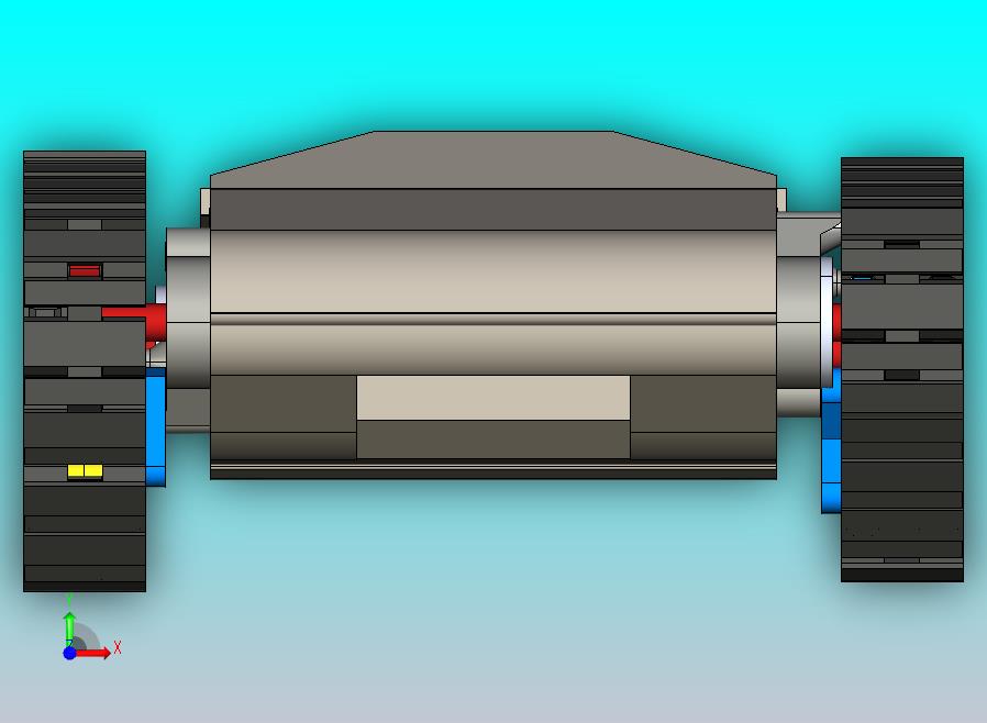 直流电机履带坦克玩具模型