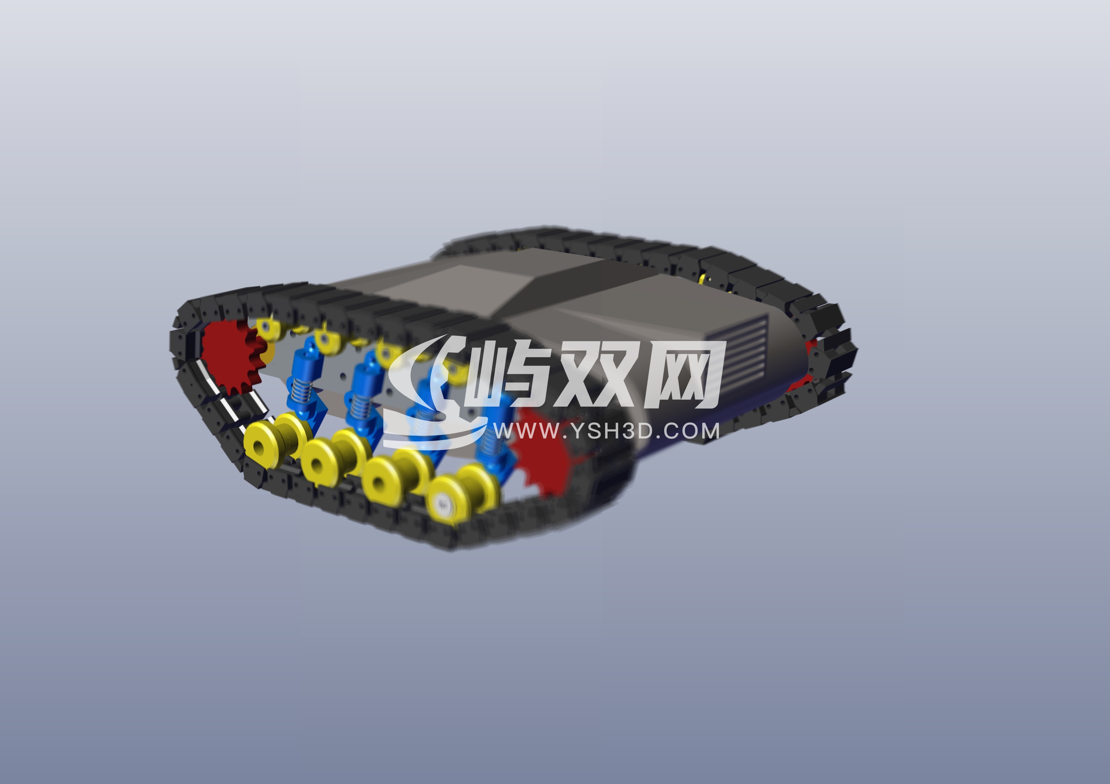 直流电机履带坦克玩具模型