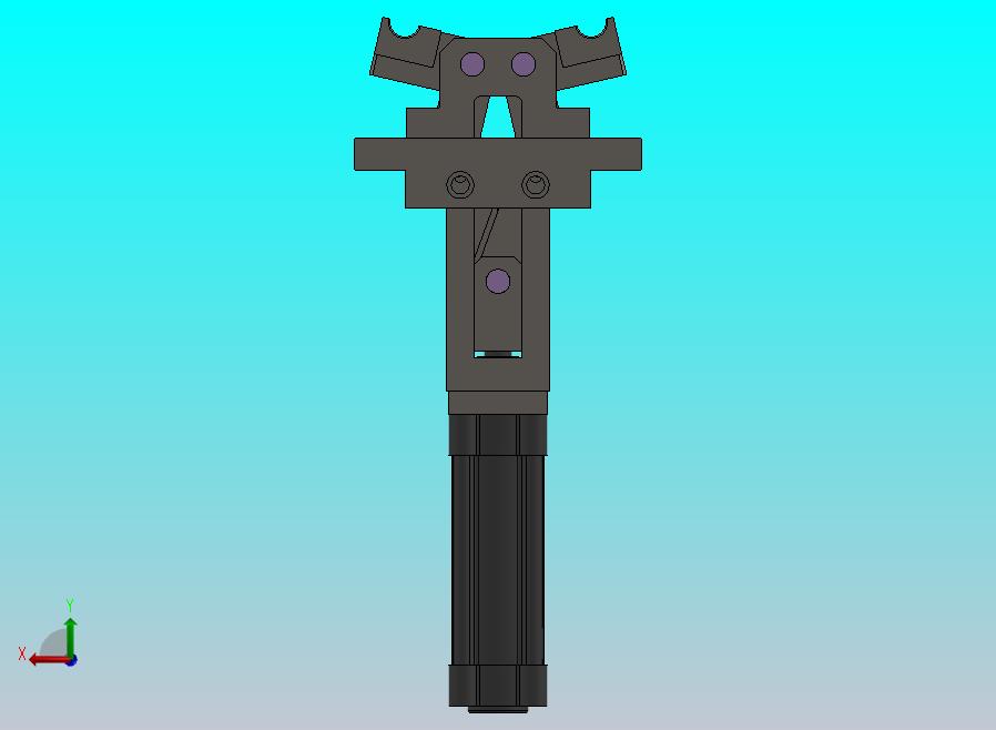 连杆机构的气动抱紧机构