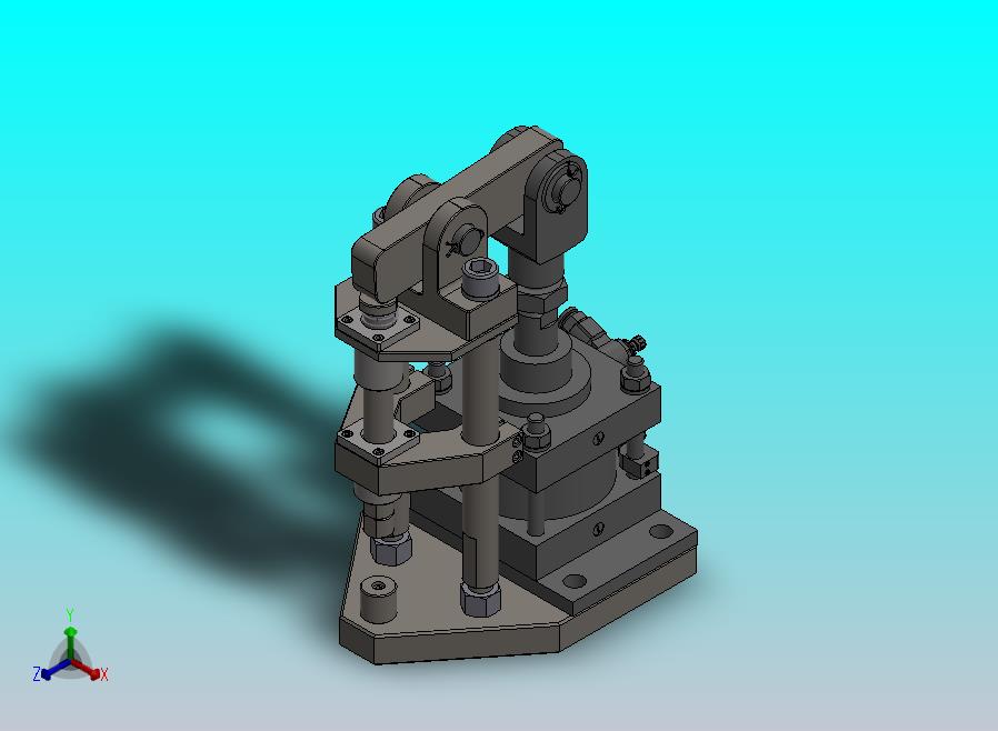 连杆机构的压合机构