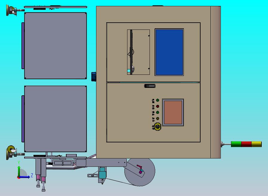 自动上下料转盘检测打标包装一体机