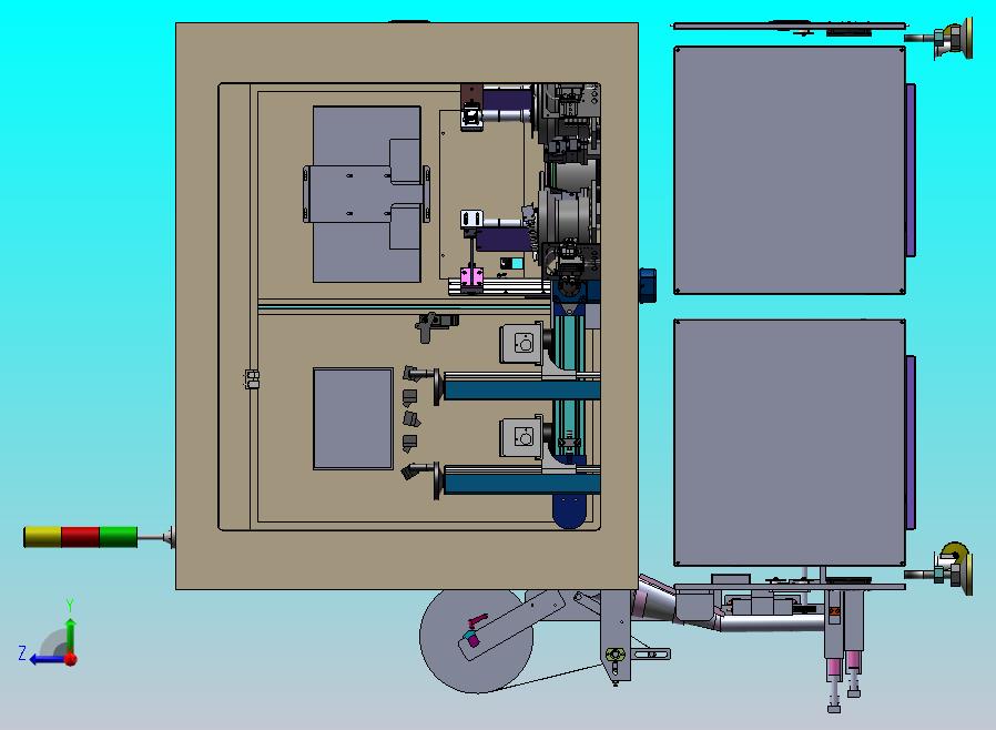 自动上下料转盘检测打标包装一体机