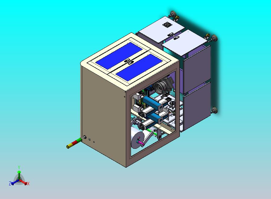 自动上下料转盘检测打标包装一体机
