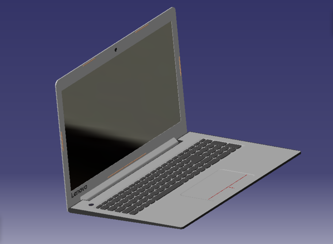 笔记本电脑模型