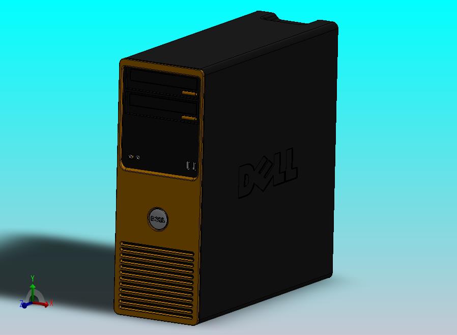 戴尔台式电脑主机