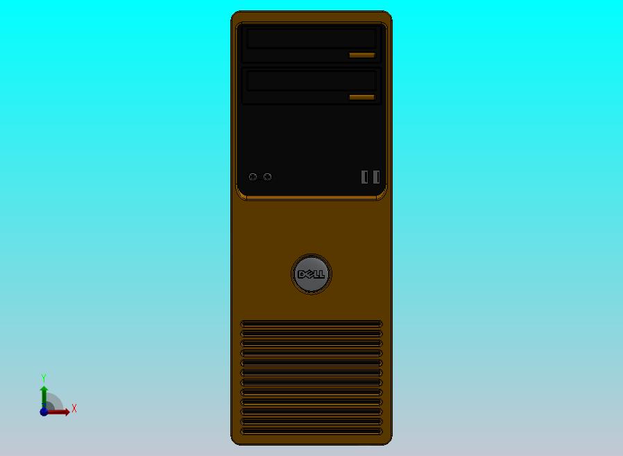 戴尔台式电脑主机