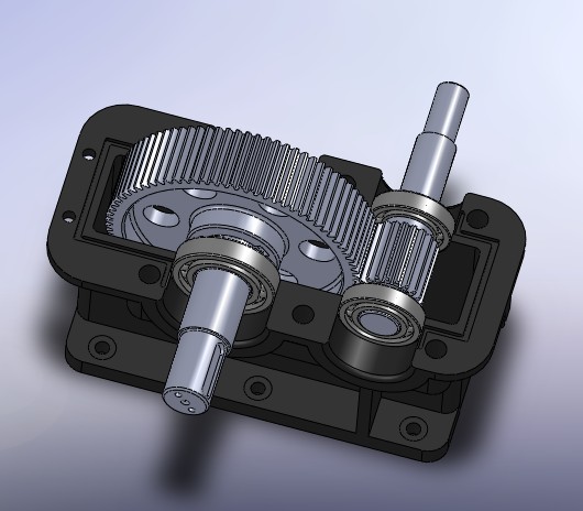 一级减速器（直齿圆柱齿轮传动