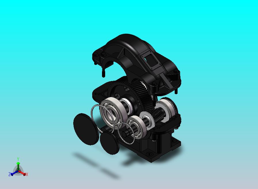 一级圆柱齿轮减速器