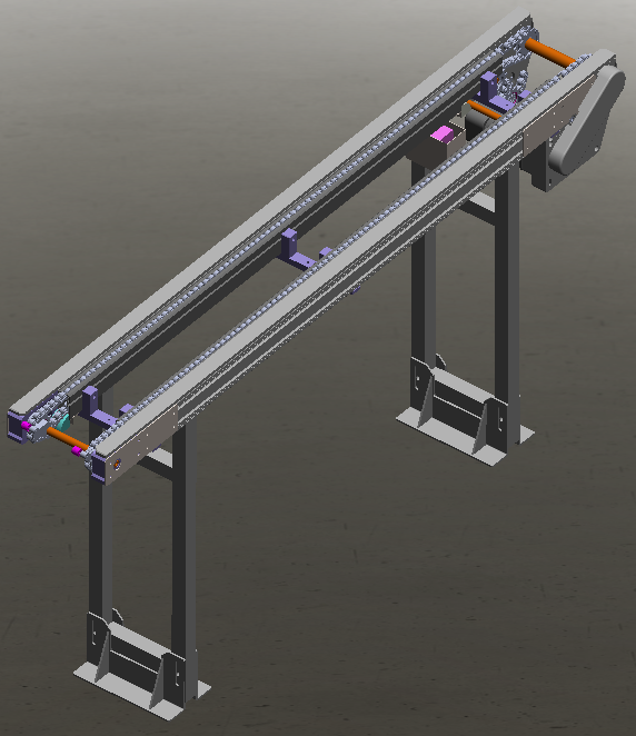 倍速链输送机19.05节距链条(2.5倍速链）