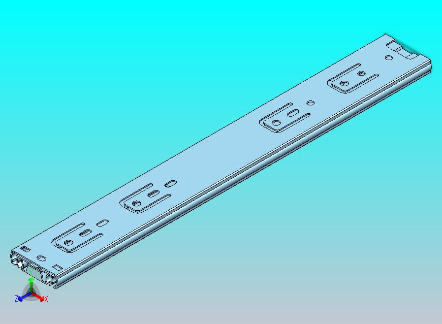 14 英寸全延伸抽屉滑轨