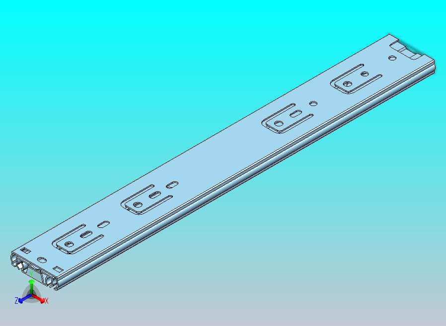 14 英寸全延伸抽屉滑轨