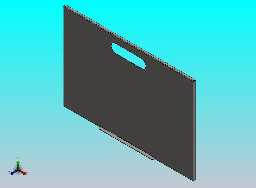 带轮笔记本支架