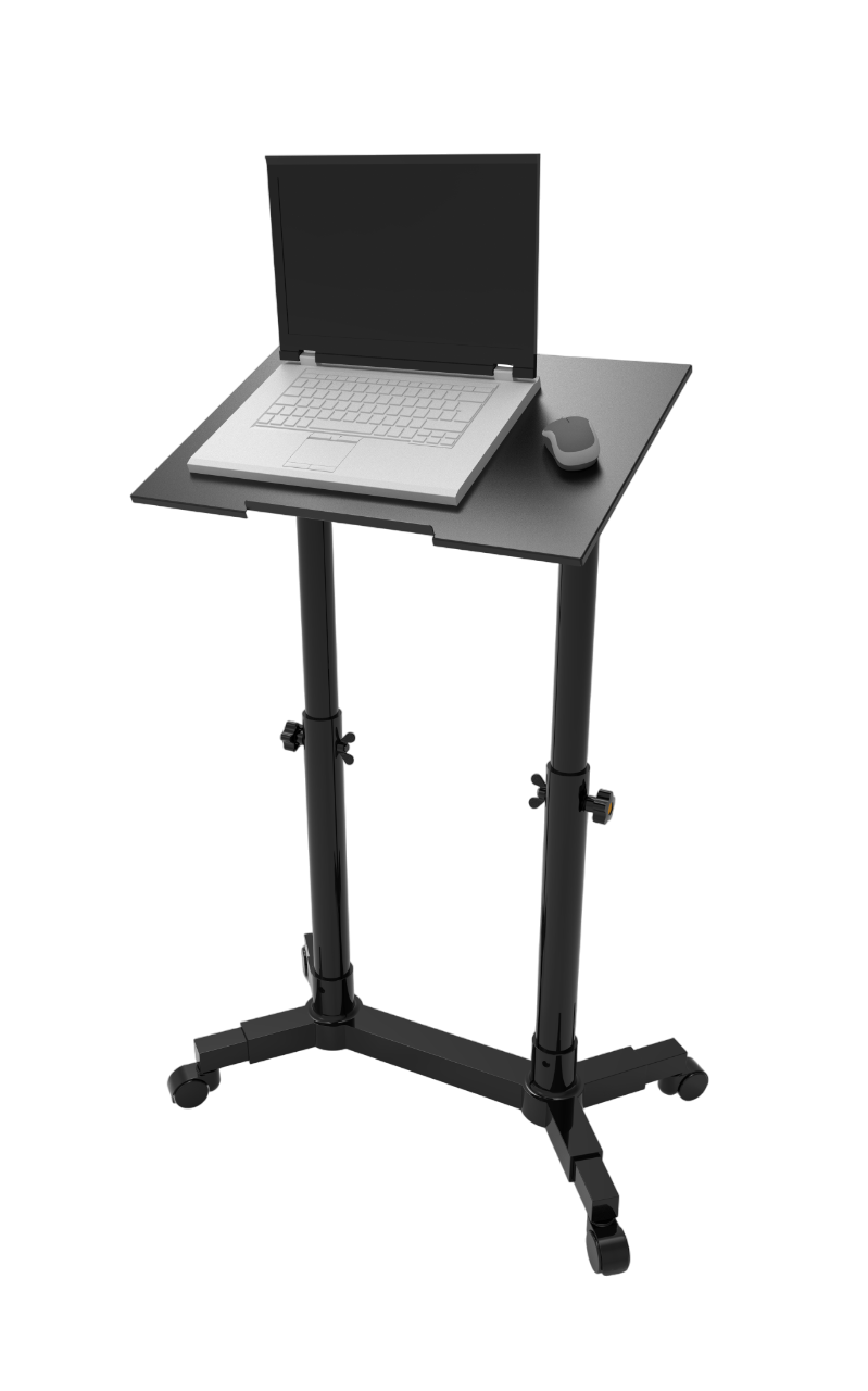 带轮笔记本支架