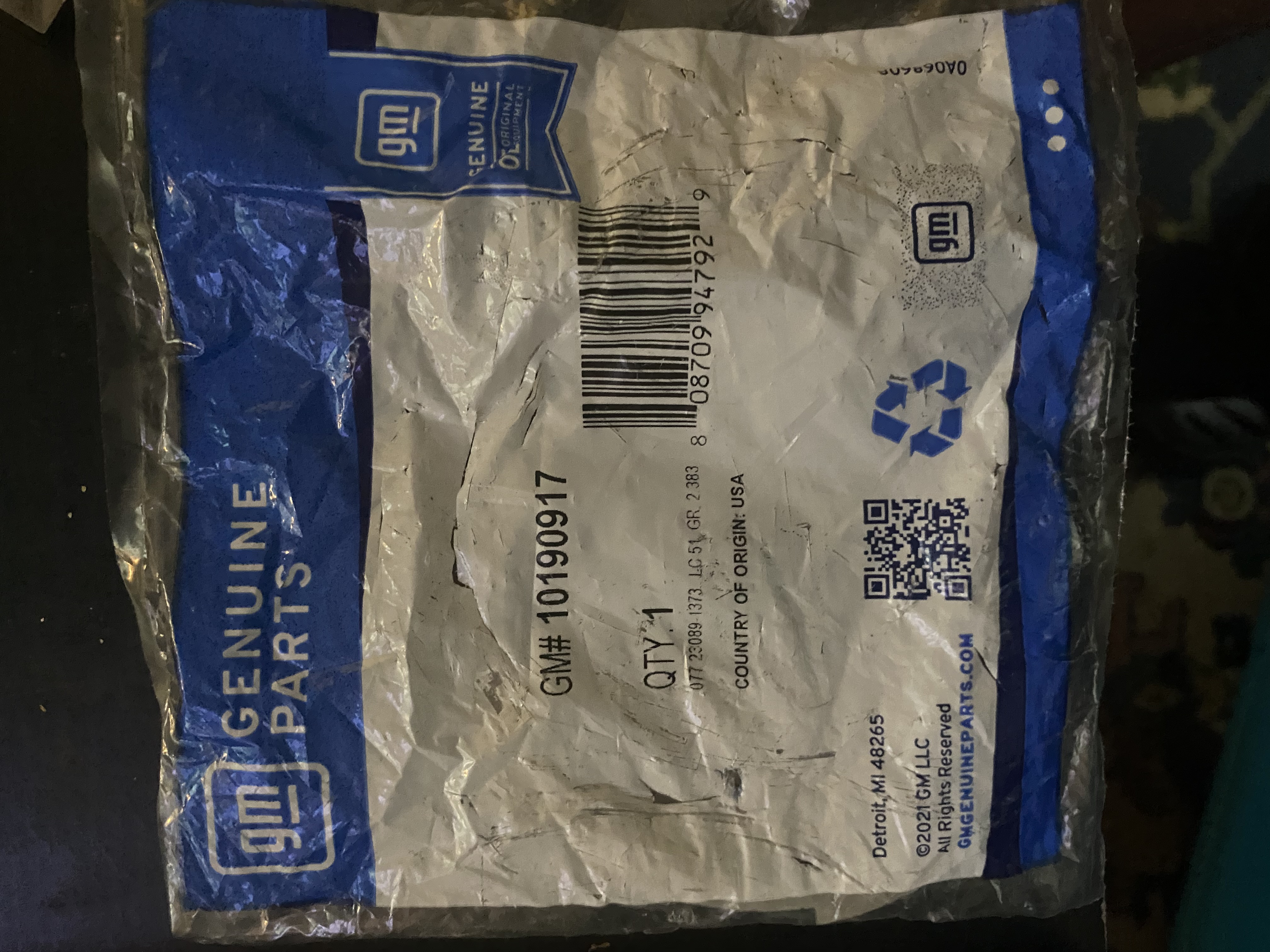 GM 曲轴位置磁阻器