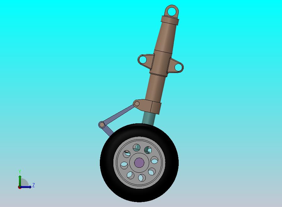 飞机机头起落架