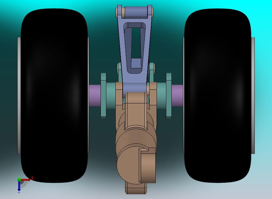 飞机机头起落架