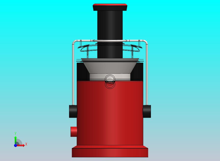 果汁机榨汁机模型