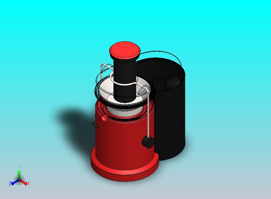 果汁机榨汁机模型