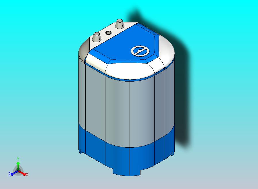花园洗衣机模型